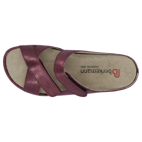 Berkemann női papucs-Felia bordó