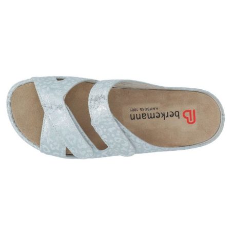 Berkemann női papucs-Felia Kek-ezust