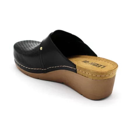 Leon Comfort női papucs-1001 Fekete