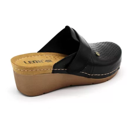 Leon Comfort női papucs-1001 Fekete