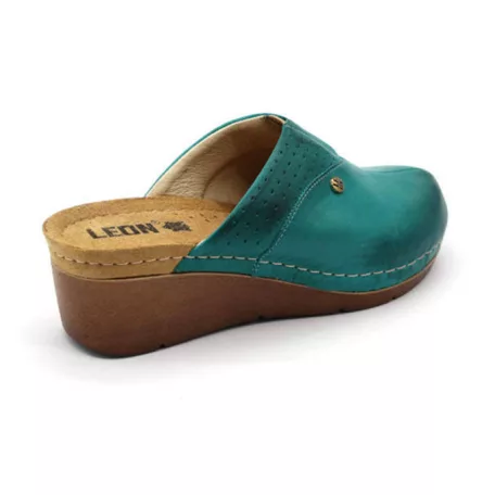 Leon Comfort női papucs-1002 Türkiz