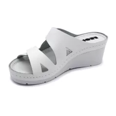 Leon Comfort női papucs-1004 feher-bak