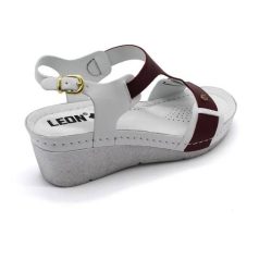 Leon Comfort női szandál-1010 Bordó