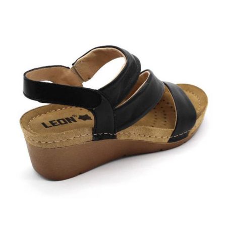 Leon Comfort női szandál-1020 Fekete