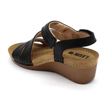Leon Comfort női szandál-1020 Fekete
