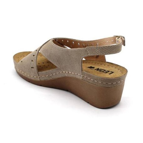 Leon Comfort női szandál-1030 Barna