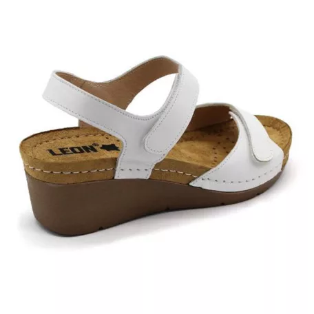 Leon Comfort női szandál-1041 Fehér