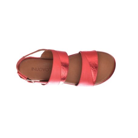 Inuovo női szandál-109006 cherry