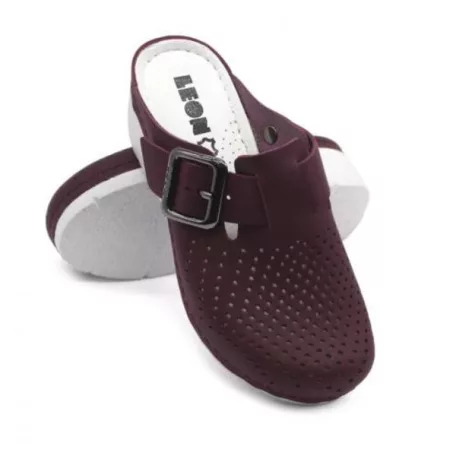 Leon Comfort női papucs-1100 bordo