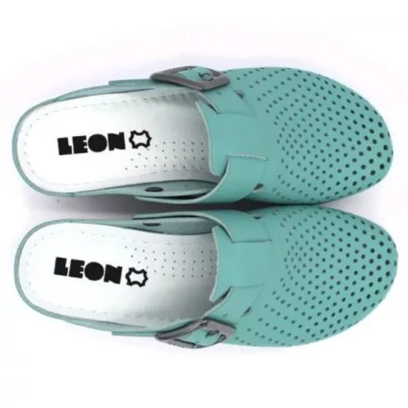 Leon Comfort női papucs-1100 turkiz
