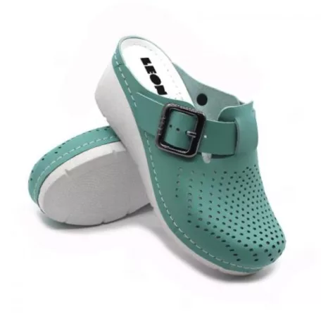 Leon Comfort női papucs-1100 turkiz
