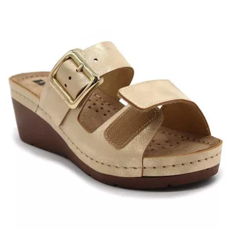 Leon Comfort női papucs-1110 arany