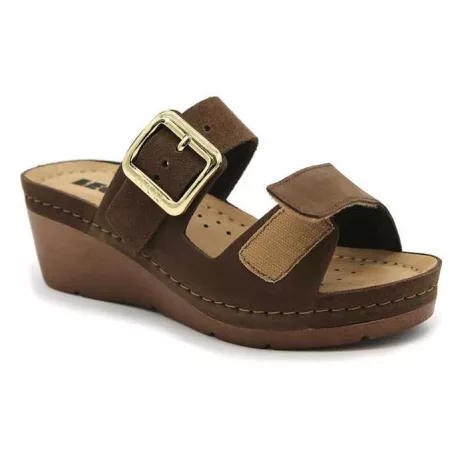 Leon Comfort női papucs-1110 barna