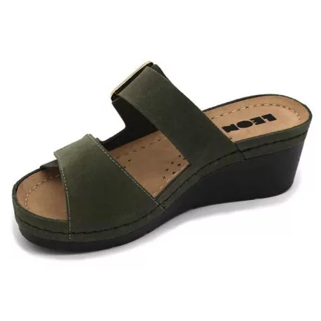 Leon Comfort női papucs-1110 zold