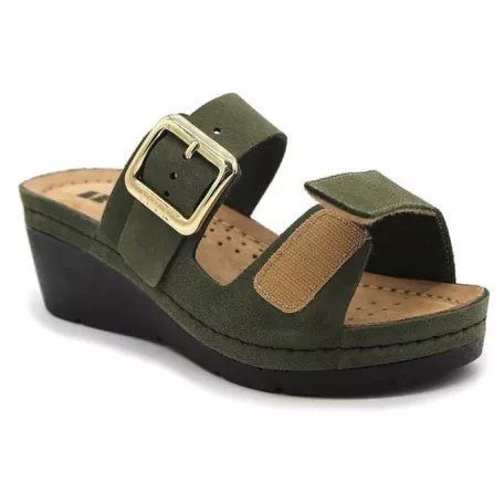 Leon Comfort női papucs-1110 zold