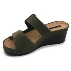 Leon Comfort női papucs-1110 zold