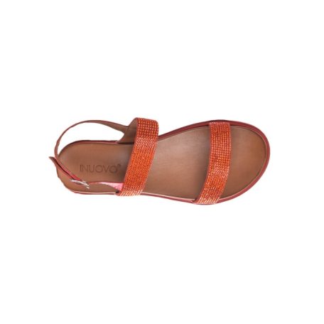 Inuovo női szandál-112001 cherry
