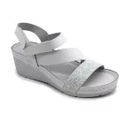 Leon Comfort női szandál-1120 feher