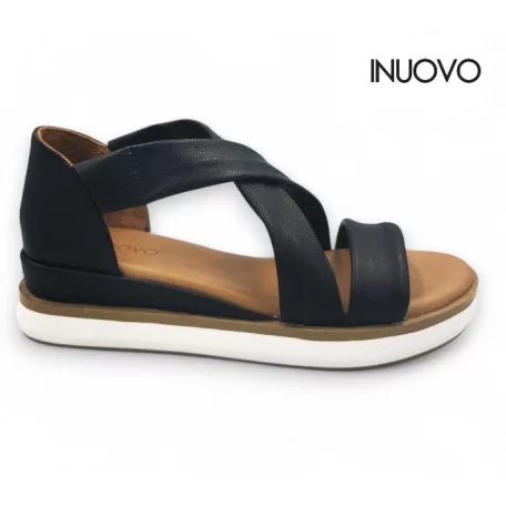 Inuovo női szandál-113012 Black 25
