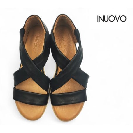 Inuovo női szandál-113012 Black 25