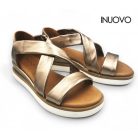 Inuovo női szandál-113012 Metal-ash