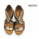 Inuovo női szandál-113012 Metal-ash