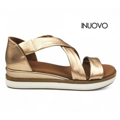 Inuovo női szandál-113012 Metal-rose