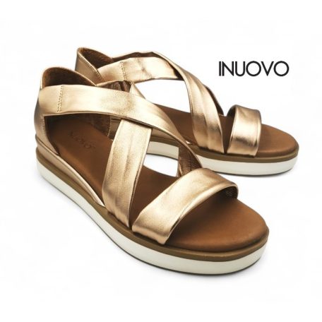 Inuovo női szandál-113012 Metal-rose