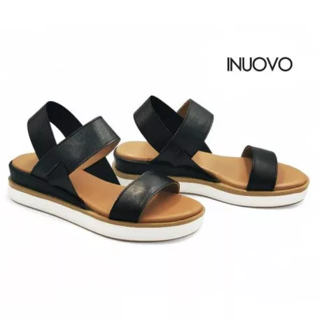 Inuovo női szandál-113013 Black 25