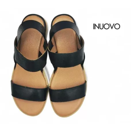Inuovo női szandál-113013 Black 25