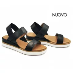 Inuovo női szandál-113013 Black 25