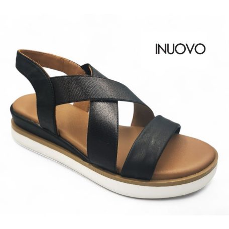 Inuovo női szandál-113015 Black 25