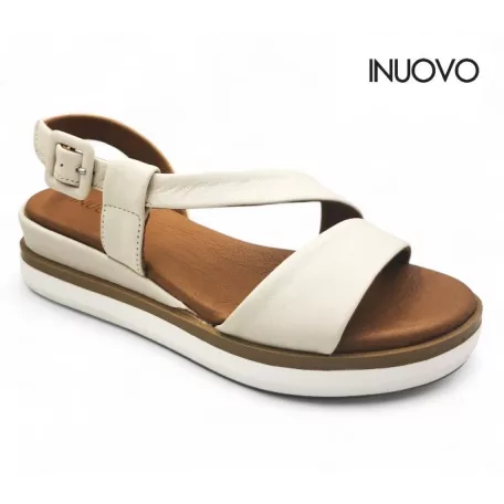 Inuovo női szandál-113060 Crema