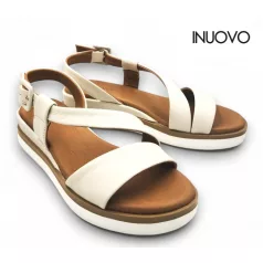 Inuovo női szandál-113060 Crema