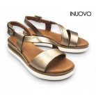 Inuovo női szandál-113060 Metal-ash