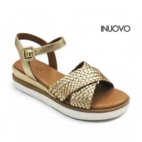 Inuovo női szandál-113065 Gold