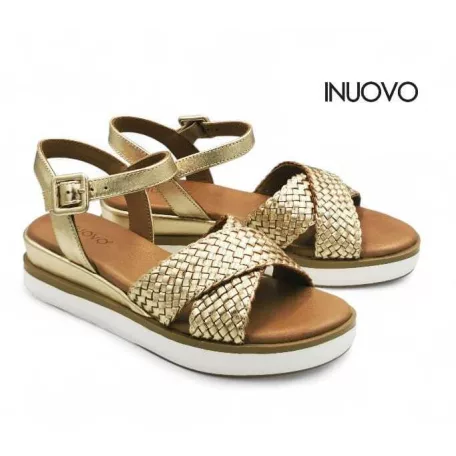 Inuovo női szandál-113065 Gold