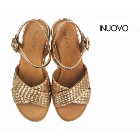 Inuovo női szandál-113065 Metal-rose