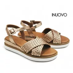 Inuovo női szandál-113065 Metal-rose