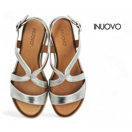 Inuovo női szandál-113092 Silver 25