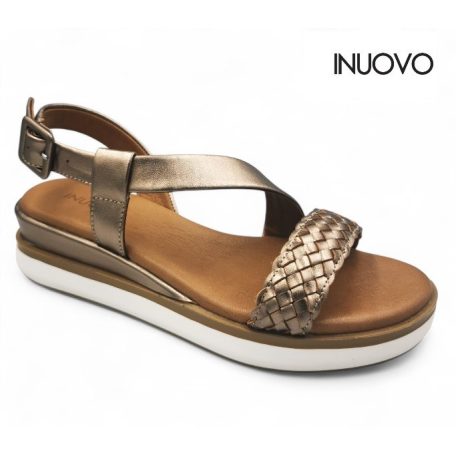 Inuovo női szandál-113114 Metal-ash 25