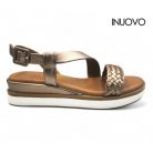 Inuovo női szandál-113114 Metal-ash