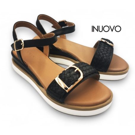 Inuovo női szandál-113115 Black