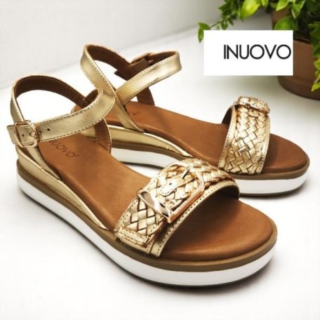 Inuovo női szandál-113115 Gold