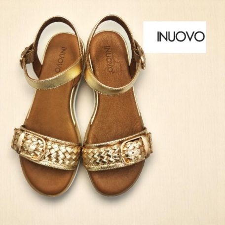 Inuovo női szandál-113115 Gold