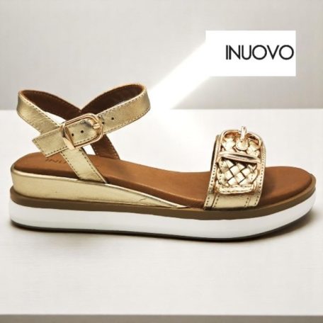 Inuovo női szandál-113115 Gold