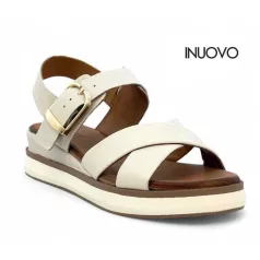 Inuovo női szandál-113117 Crema
