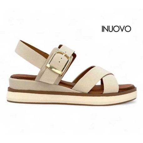 Inuovo női szandál-113117 Crema