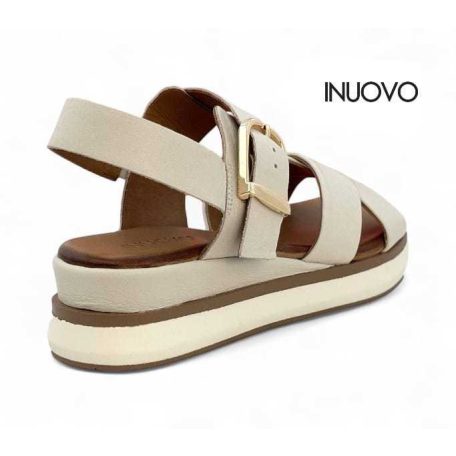 Inuovo női szandál-113117 Crema