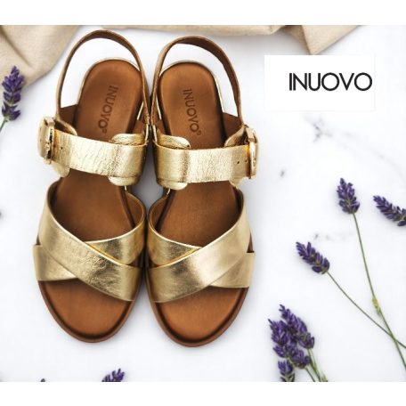 Inuovo női szandál-113117 Gold